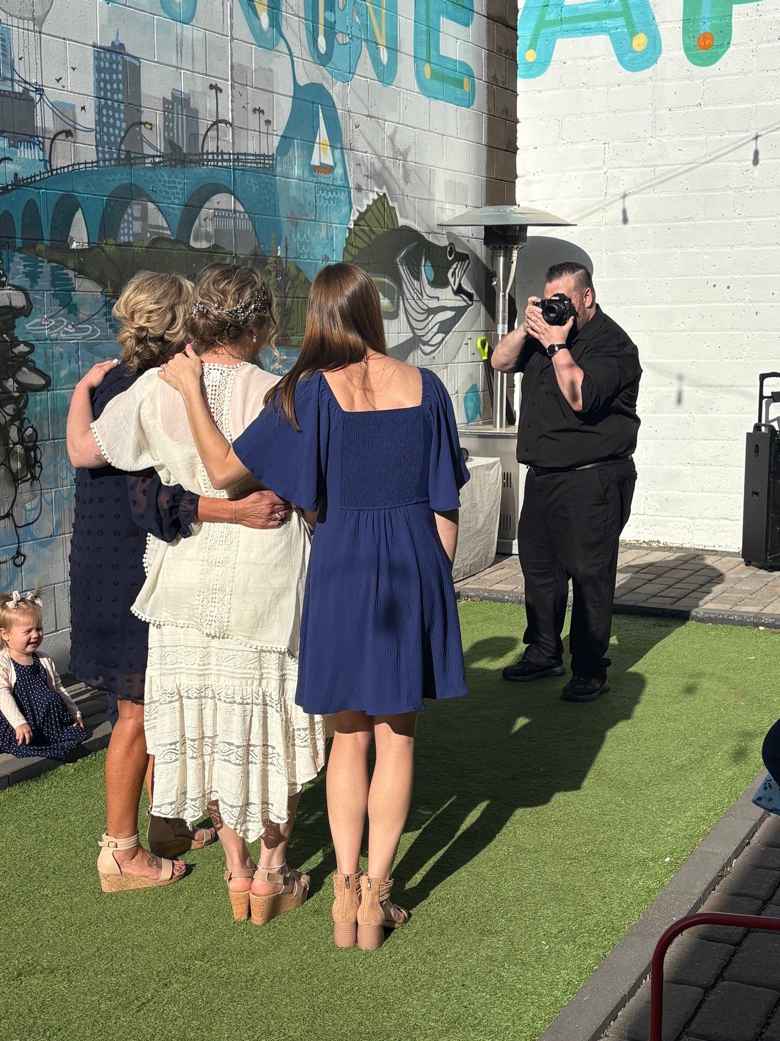 Behind the scenes at the reception - Twin Cities wedding photographer