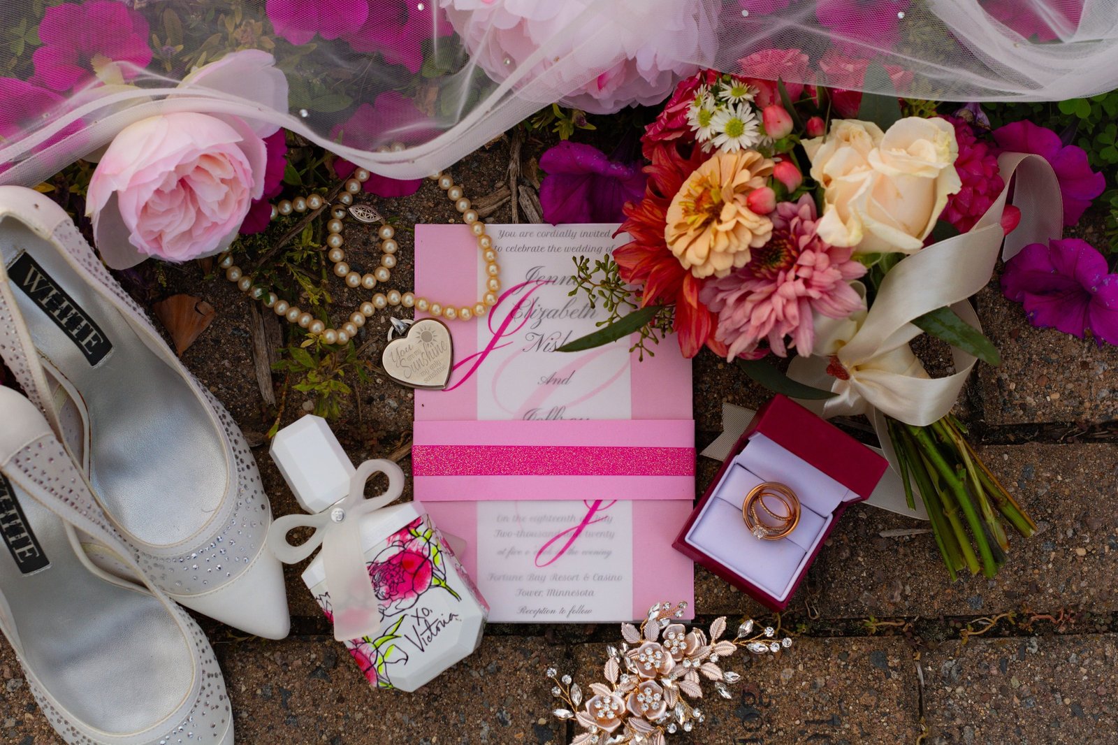 The accessories for the bride - documentary wedding photography Minneapolis