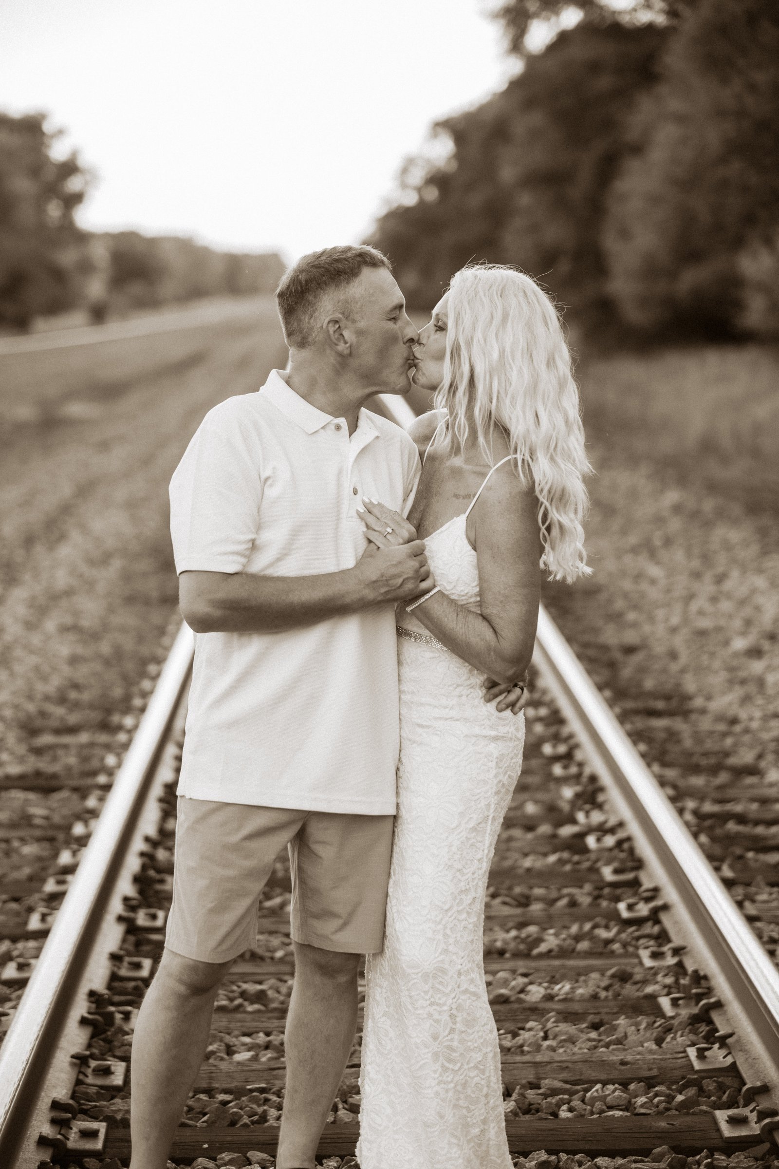 Bride and groom kissing,  Minneapolis wedding photography