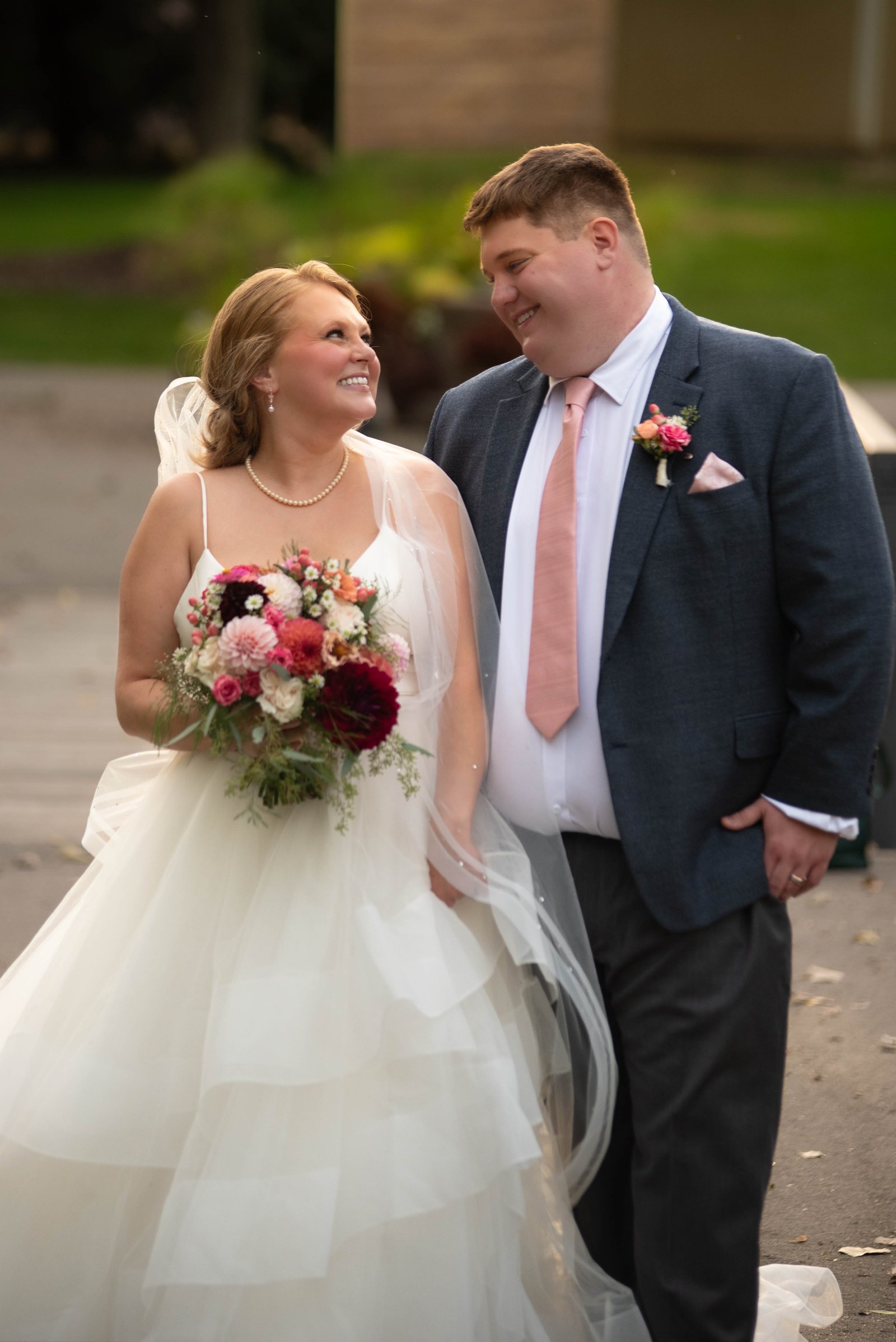 newly married husband and wife